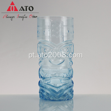 Tiki caneca copo de copo de vidro de copo de vidro personalizado